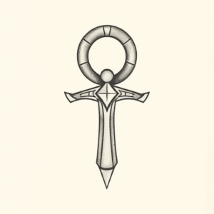 Sketch Ankh Tattoo