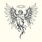 Sketch Archangel Tattoo
