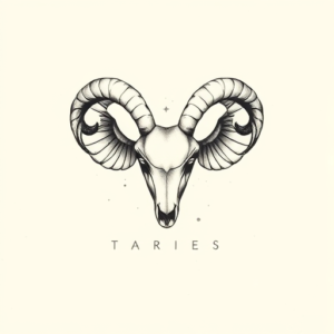 Sketch Aries Tattoo