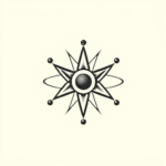 Sketch Atomic Tattoo