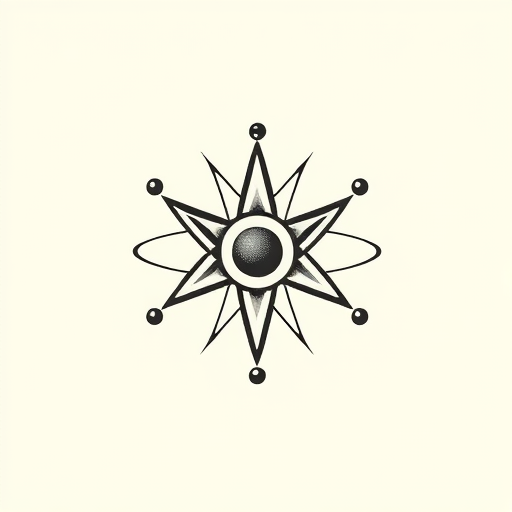 Sketch Atomic Tattoo