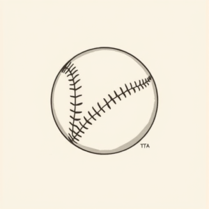 Sketch Baseball Tattoo