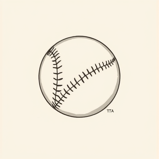 Sketch Baseball Tattoo