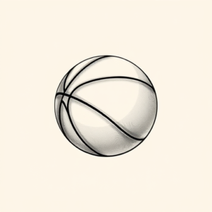 Sketch Basketball Tattoo
