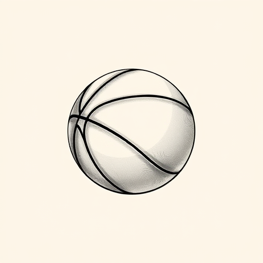 Sketch Basketball Tattoo