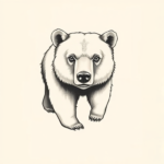 Sketch Bear Tattoo