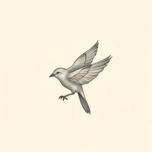 Sketch Bird Tattoo