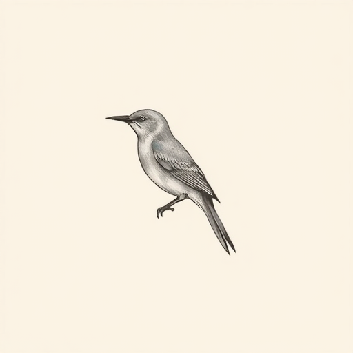 Sketch Bluebird Tattoo