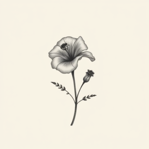 Sketch Bluebonnet Tattoo