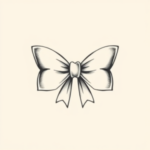 Sketch Bow Tattoo