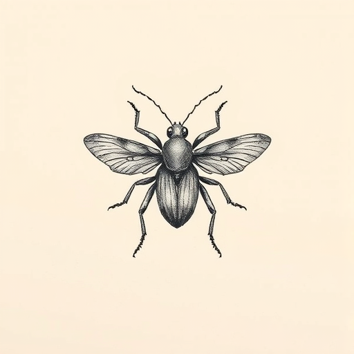 Sketch Bug Tattoo