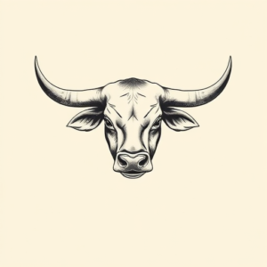 Sketch Bull Tattoo