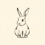 Sketch Bunny Tattoo