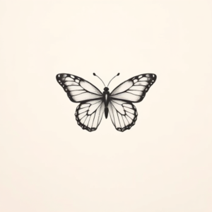 Sketch Butterfly Tattoo