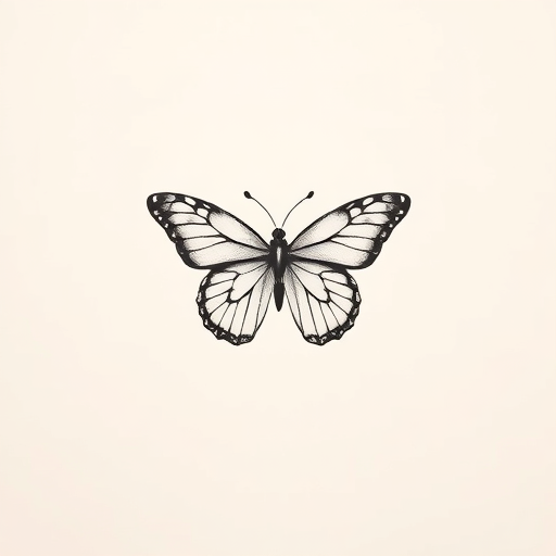 Sketch Butterfly Tattoo