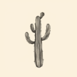 Sketch Cactus Tattoo