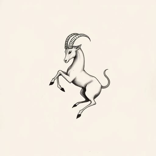 Sketch Capricorn Tattoo