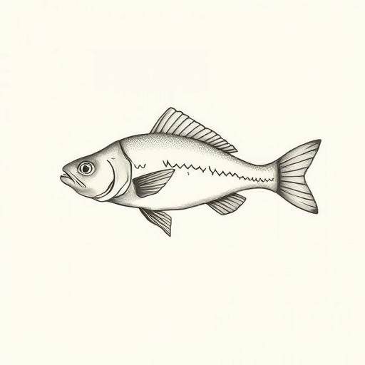 Sketch Catfish Tattoo