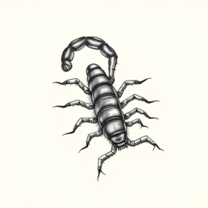 Sketch Centipede Tattoo
