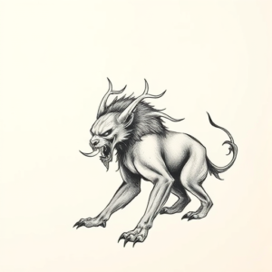 Sketch Cerberus Tattoo