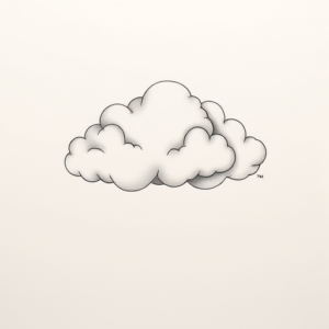Sketch Cloud Tattoo