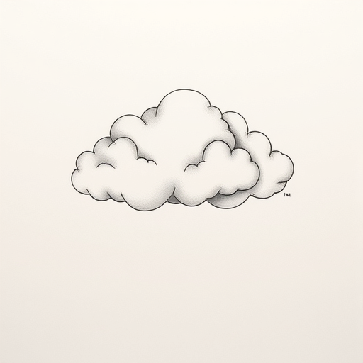 Sketch Cloud Tattoo
