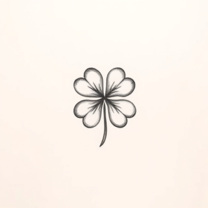 Sketch Clover Tattoo