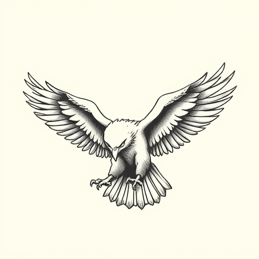 Sketch Eagle Tattoo