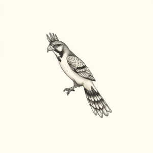 Sketch Falcon Tattoo