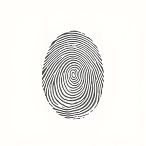 Sketch Fingerprint Tattoo