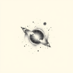 Sketch Galaxy Tattoo