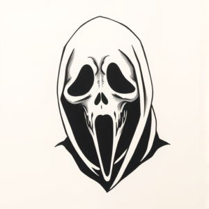 Sketch Ghostface Tattoo