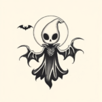 Sketch Halloween Tattoo
