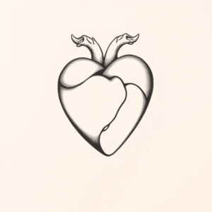 Sketch Heart Tattoo