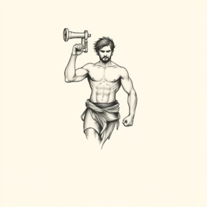 Sketch Hercules Tattoo