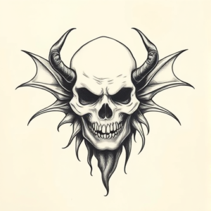 Sketch Horror Tattoo