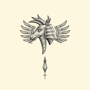 Sketch Horus Tattoo