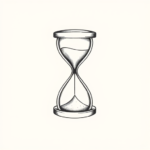 Sketch Hourglass Tattoo