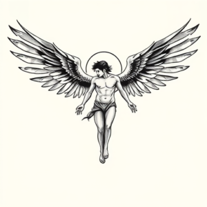 Sketch Icarus Tattoo