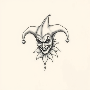 Sketch Jester Tattoo