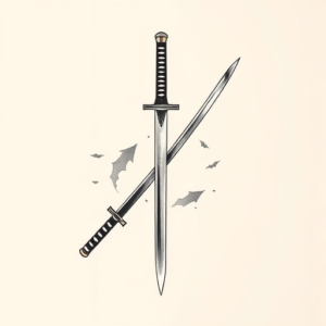 Sketch Katana Tattoo