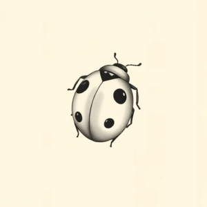 Sketch Ladybug Tattoo