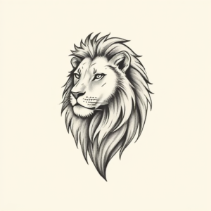 Sketch Leo Tattoo