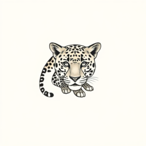 Sketch Leopard Tattoo