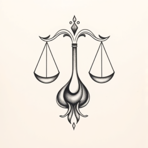 Sketch Libra Tattoo