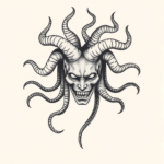 Sketch Medusa Tattoo