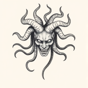 Sketch Medusa Tattoo
