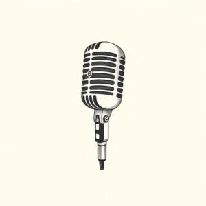 Sketch Microphone Tattoo