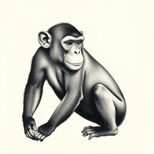 Sketch Monkey Tattoo
