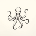 Sketch Octopus Tattoo